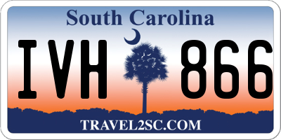 SC license plate IVH866