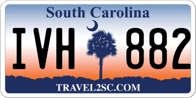SC license plate IVH882