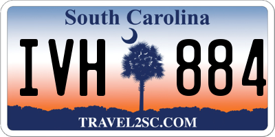 SC license plate IVH884