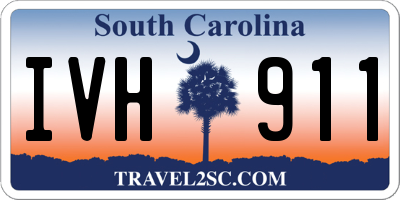 SC license plate IVH911