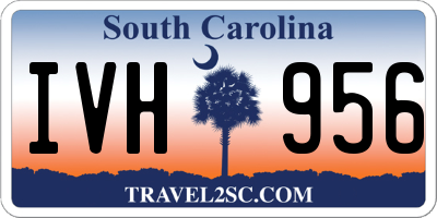 SC license plate IVH956