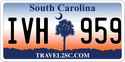 SC license plate IVH959