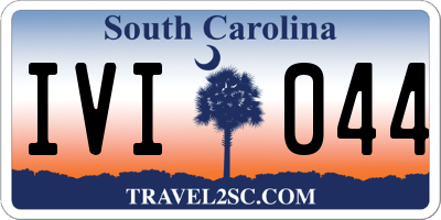 SC license plate IVI044