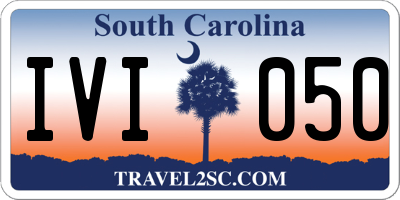 SC license plate IVI050
