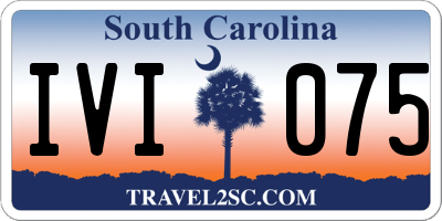 SC license plate IVI075