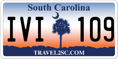 SC license plate IVI109