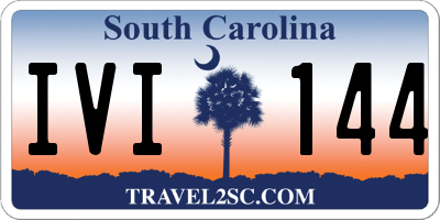 SC license plate IVI144