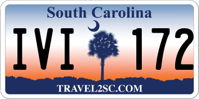 SC license plate IVI172