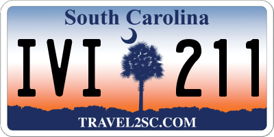 SC license plate IVI211