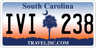 SC license plate IVI238