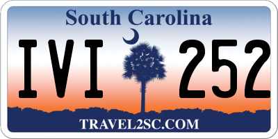 SC license plate IVI252