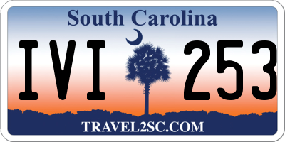 SC license plate IVI253