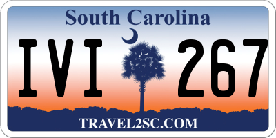 SC license plate IVI267