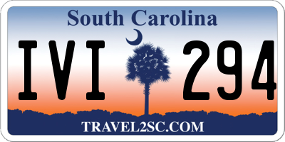 SC license plate IVI294