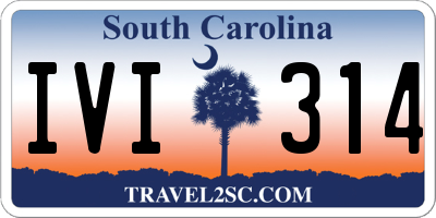 SC license plate IVI314