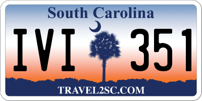 SC license plate IVI351