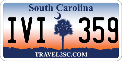 SC license plate IVI359