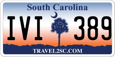 SC license plate IVI389
