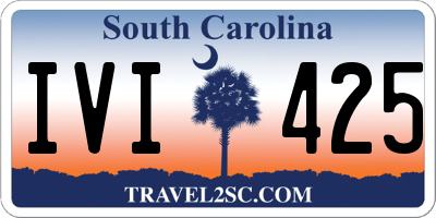 SC license plate IVI425