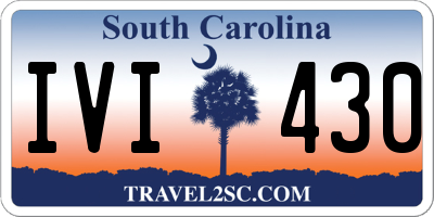 SC license plate IVI430