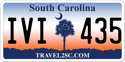 SC license plate IVI435