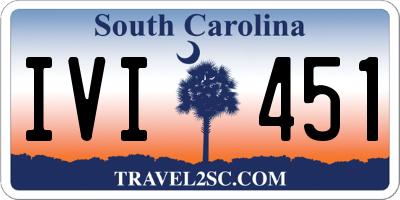 SC license plate IVI451
