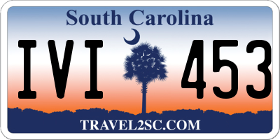 SC license plate IVI453