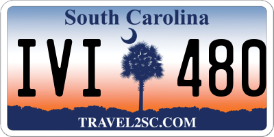 SC license plate IVI480
