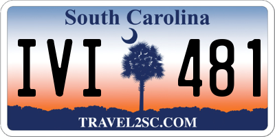 SC license plate IVI481