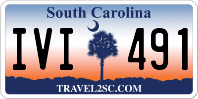 SC license plate IVI491
