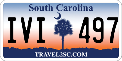 SC license plate IVI497
