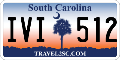 SC license plate IVI512