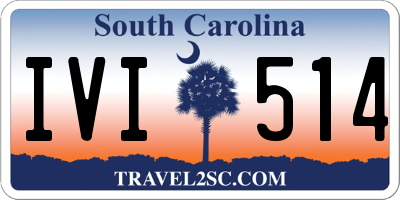 SC license plate IVI514