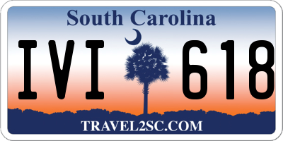 SC license plate IVI618