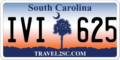 SC license plate IVI625