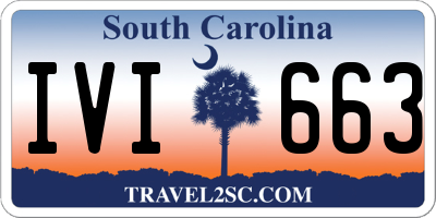 SC license plate IVI663
