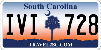 SC license plate IVI728