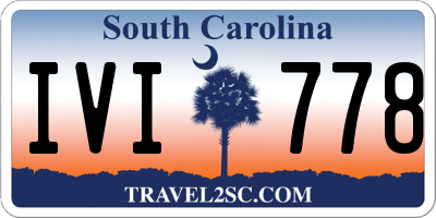 SC license plate IVI778