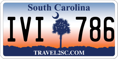 SC license plate IVI786