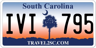 SC license plate IVI795