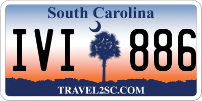 SC license plate IVI886