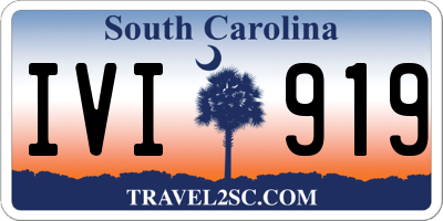 SC license plate IVI919