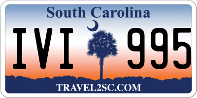 SC license plate IVI995