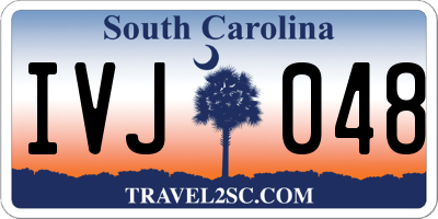SC license plate IVJ048