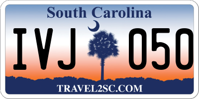 SC license plate IVJ050