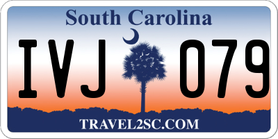 SC license plate IVJ079