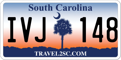 SC license plate IVJ148