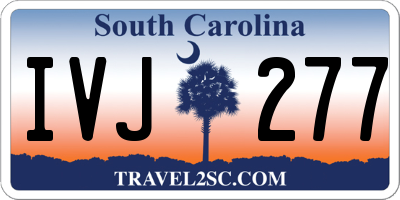 SC license plate IVJ277