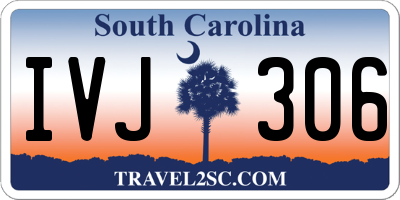 SC license plate IVJ306