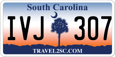 SC license plate IVJ307